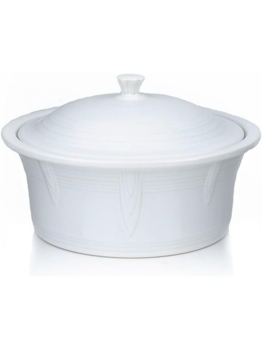 Large 90oz Covered Casserole Dish - Durable Ceramic, Lead-Safe, Oven/Microwave